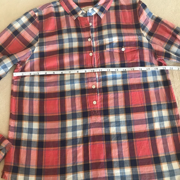 J. Crew Plaid Button Down Shirt - Size S - Picture 7 of 9